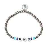 UNC Stainless Steel Beaded Bracelet